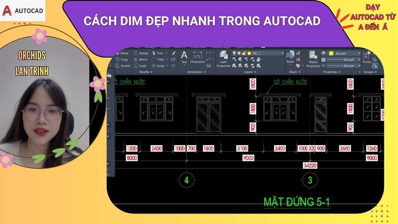 Cách DIM Nhanh Bằng Lisp Trong AutoCAD – Tự Động & Chính Xác - YouTube