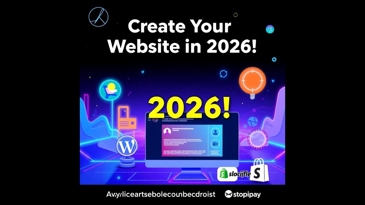 Guide Complet pour Créer votre Premier Site Web en 2026💥 - YouTube