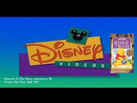 Opening To The Many Adventures Of Winnie The Pooh 1998 VHS