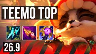 TEEMO vs DARIUS (TOP) | EUNE Master | 26.9