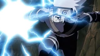 Kakashi le enseña el chidori a Minato