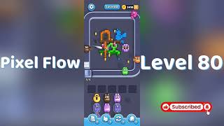 🎮 Pixel Flow Level 80 Walkthrough | Go Answer 🧩✨