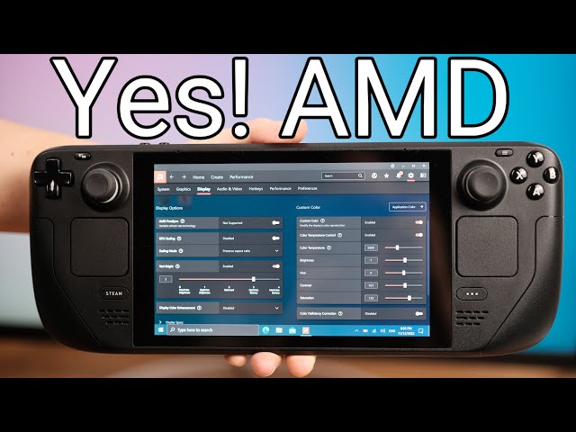AMD's Adrenalin Software Appears to Work on Steam Deck
