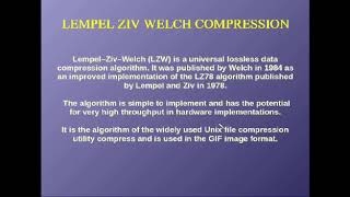 Lempel-Ziv-Welch Compression | CVR College Of Engineering