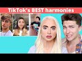 VOCAL COACH Reacts to TIKTOK's BEST HARMONY COMPILATION