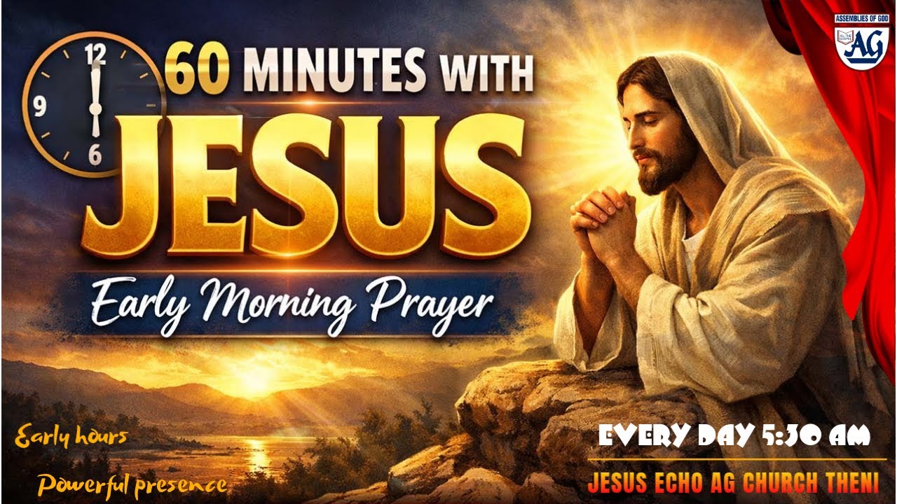 Live | Start your day in God’s Presence | REV.D.JEBASINGH | Jesus Echo AG Church Theni | 19/JAN/2026