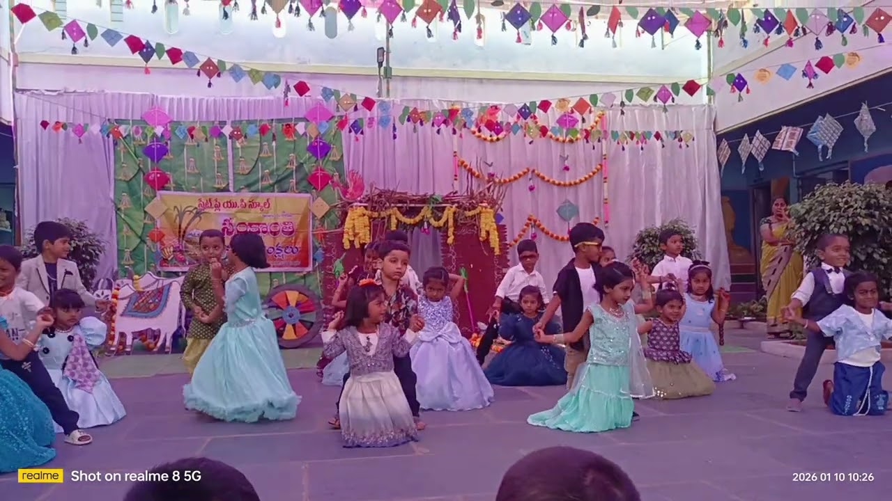 Dance performance by l.k.g ## megam merisenu##