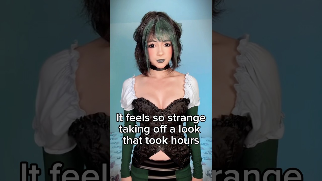 How it feels to take off a makeup look that took hours…￼ #cosplay #cosplayer #makeup