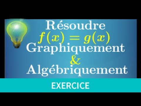 Fonctions Resoudre Graphiquement Et Par Le Calcul L Equation F X G X Seconde Youtube