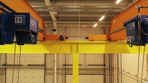 Overhead gantry crane anti collision and slow down limits. How does it work, how to slow down cranes