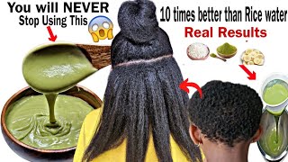 NOJOKE!Overnight Hair Growth Treatment!How I grew my hair extremely FAST using Rice avocado n Banana