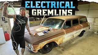 How bad is it? Sorting ORIGINAL wiring. Has not been used since the 60's! 1961 Chevrolet Parkwood!