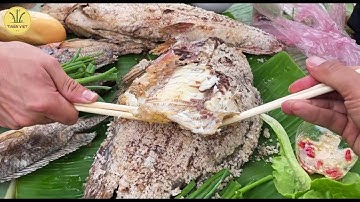 Câu cá rô phi hồ dịch vụ, làm món cá nướng muối ngay trên bờ hồ