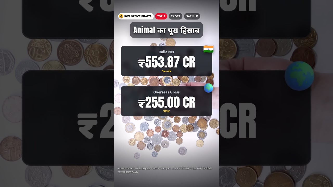Ranbir Kapoor Highest Grossing Movies 🔥 Animal ₹553.87 Cr, अब Ramayana