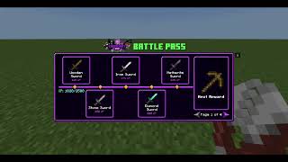 Battle Pass UI Showcase | MCBE  JSON UI