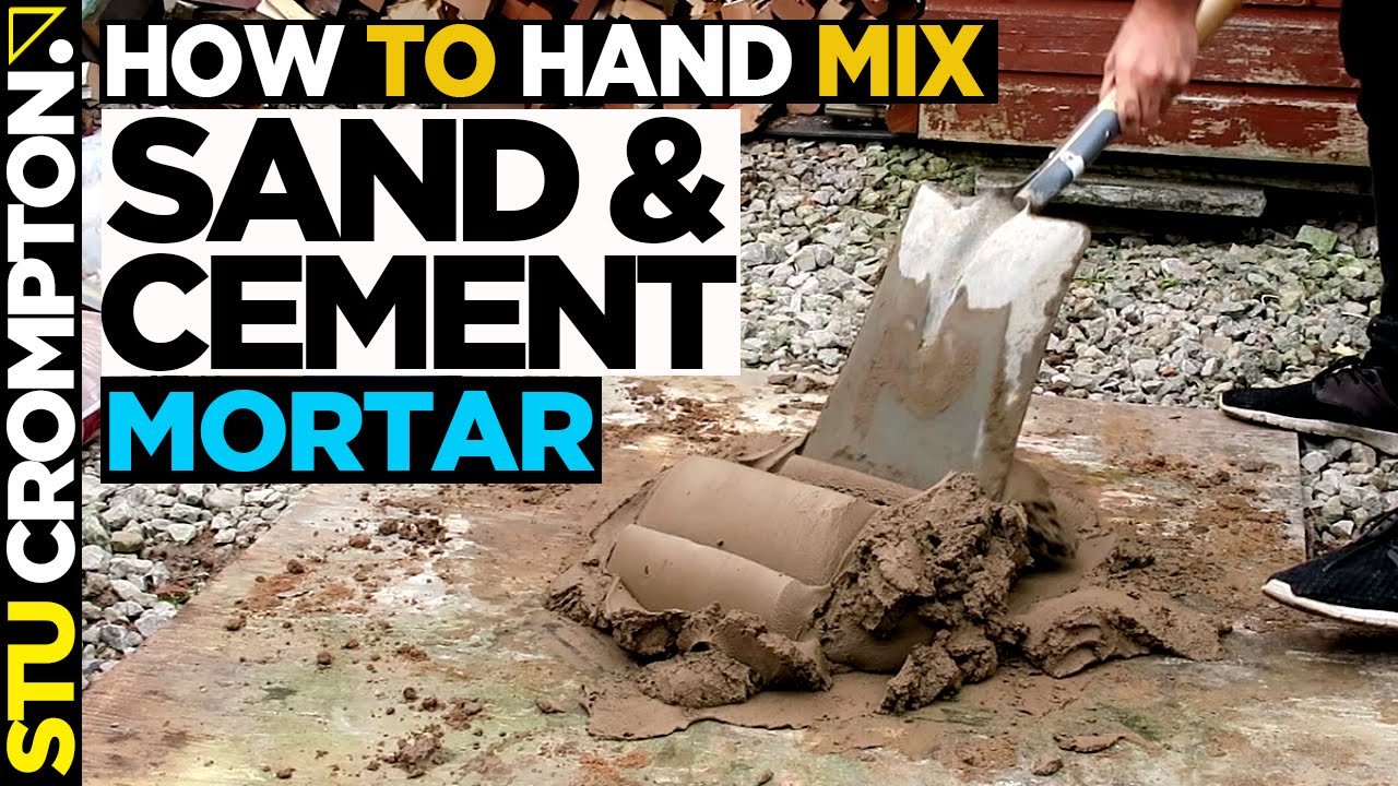 How to Mix Sand and Cement for bricklaying step by step 