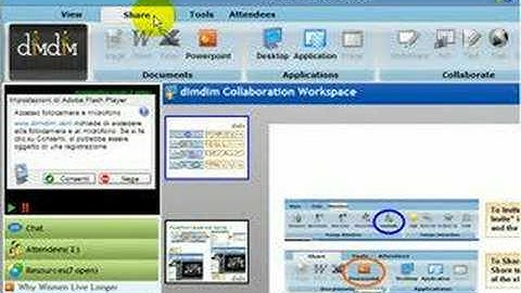 WebConferencing: DimDim Video Demo by MasterNewMedia