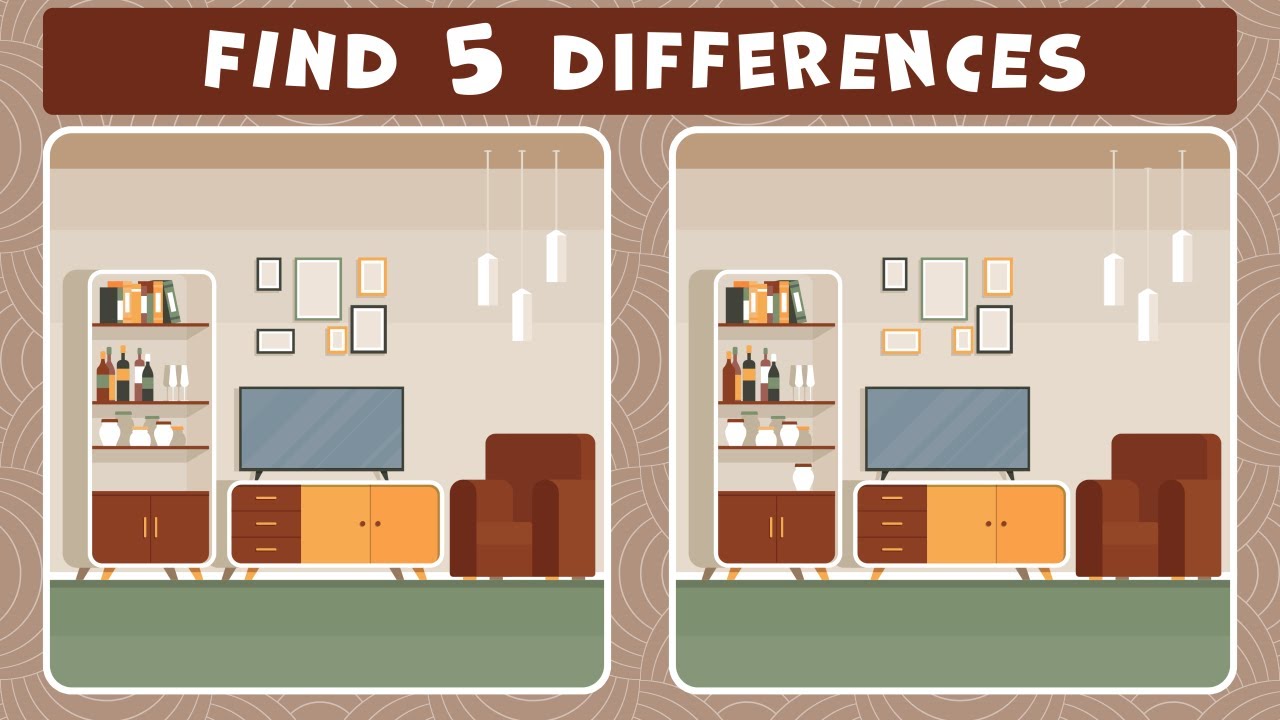【Find the Difference】- Can you spot all the differences? - Interior 6 ...