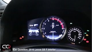 2016 Lexus GS F Interior | THE Most Complete review Part 2/7 screenshot 5