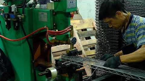 Slidebar shelf welding from - Simply wire shelving manufacturer.