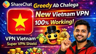 🔥ShareChat Me Greedy Kaise Chalaye?New VPN Setting || New VPN = Greedy ON ✅ Full Tutorial ||  screenshot 3