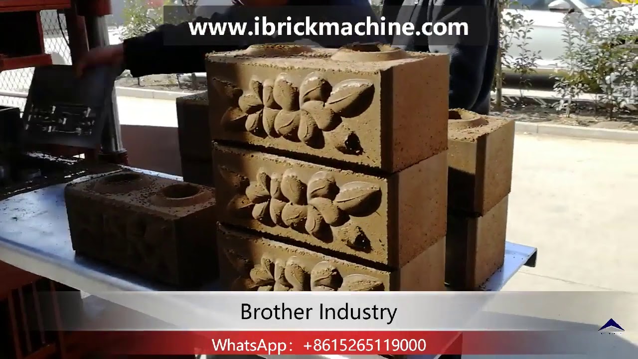 2-10 automatic Clay interlocking block making machine video - YouTube