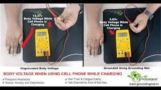 How to Use & Using Cell Phone Body Voltage Test- Grounding Mat