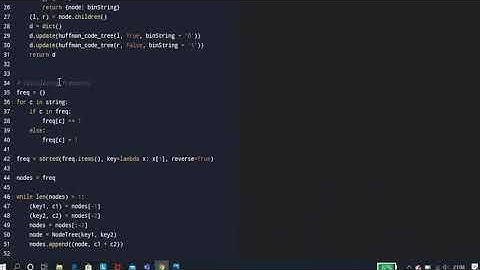 ALGORITMA HUFFMAN CODING - PYTHON