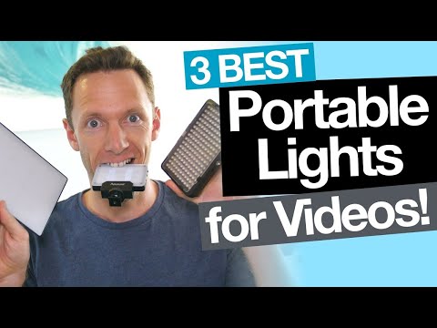 Best Portable Lighting for Video: 3 LED Video Lighting options under $50!