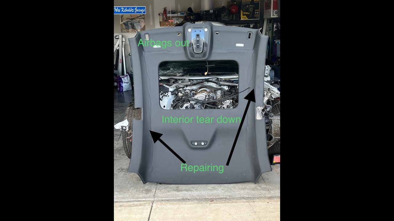 Removing Audi S5 2018 B9 Curtain Airbags and Seat Belts. YouTube