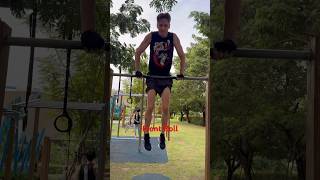 My 1st #Calisthenics #FreeStyle Combo - #BarPullOver + #Front Roll + #BackRoll