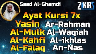 Ayat Kursi 7x,Surah Yasin, Ar Rahman, Al Waqiah, Al Mulk,Al Kahfi,Ikhlas, Quran Merdu Pembuka Rezeki