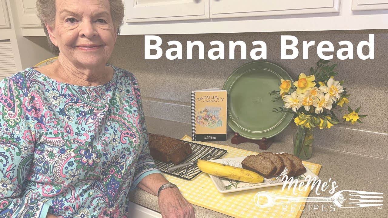 MeMe's Recipes | Banana Bread - YouTube