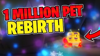 Getting 1 MILLION Gold Pet Before a MEGA REBIRTH! Giant Simulator Classic
