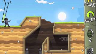 Fragger HD desert strike 13 3 gold medals stars walkthrough gameplay tutorial ipad 2