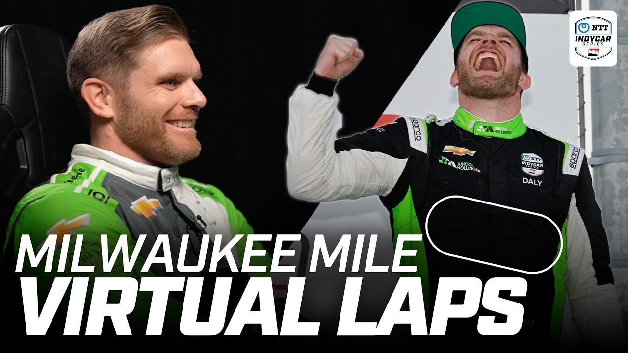 Conor Daly Rips Virtual Hot Laps at Milwaukee Mile