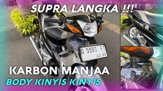SUPRA FIT X (SI FITI KONSEP BARU CUYY) ADA KARBON MANJA SAMA BODY KINYIS KINYIS