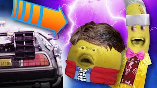 Annoying Orange - Back to the Future to Save Grapefruit's Voice!