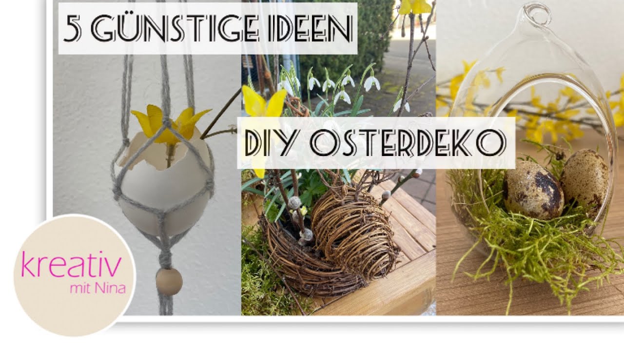 Osterdeko Frühlingsdeko 2027 DIY Ideen für Ostern🐇 🌸
