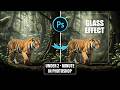 Glass Effect Photoshop Tutorial | Fast &amp; Easy Method for Beginners (Step-by-Step)