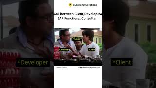 Call Between Client,Developer& Sap Functional Consultant Meme