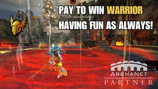 Guild Wars 2 - Power Paragon PvP - Playing and relaxing on a Sunny day. Pay to Win Warrior!
