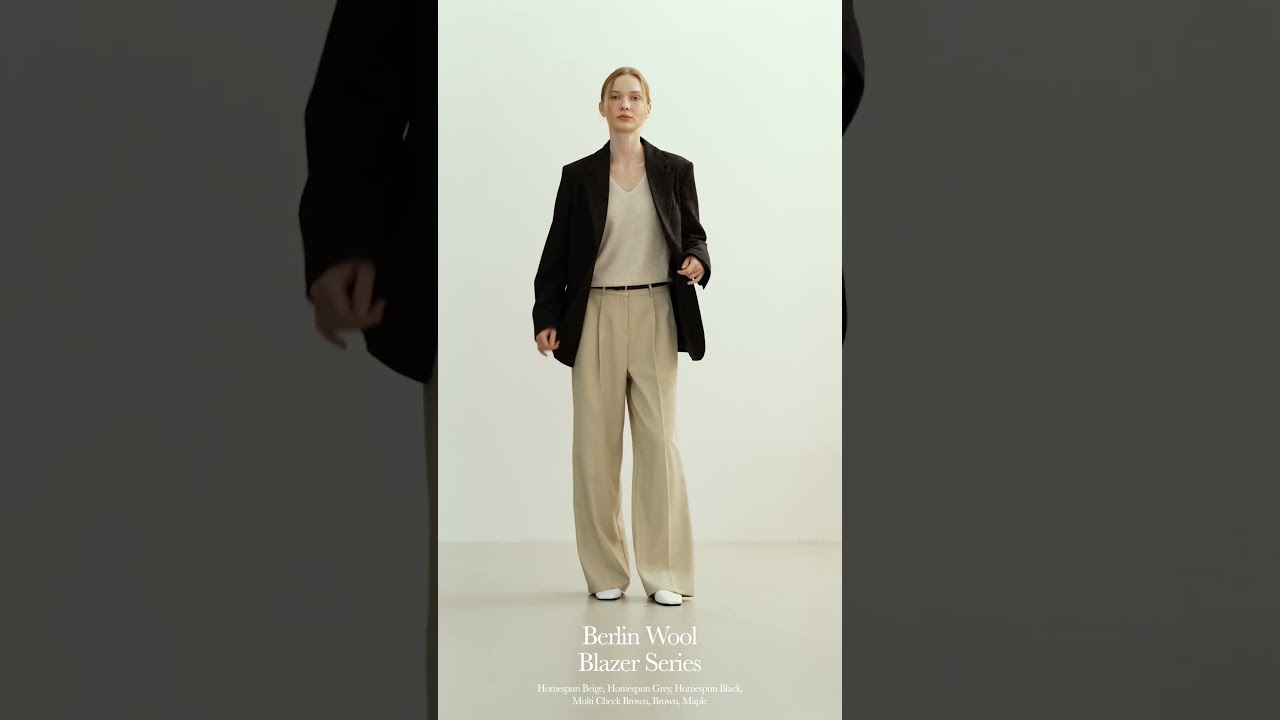 24FW Women's Berlin Wool Blazer Series