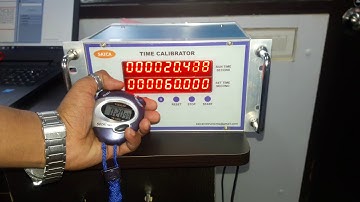 Digital timer calibrator working