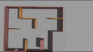 Bug 0 behaviour - ROS DIfferential drive robot