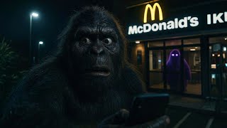 BIGFOOT vs GRIMACE SHAKE at 3AM! (I Drank It and TRANSFORMED! 😱)