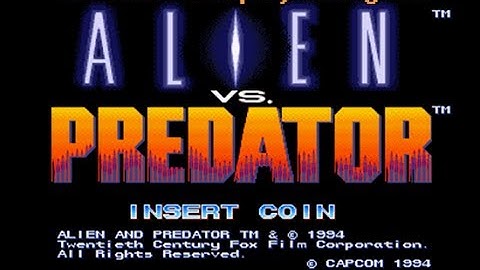 MAME: Alien Versus Predator playthrough