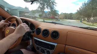 Ferrari Modena 360 Driving F1 Paddle Shift