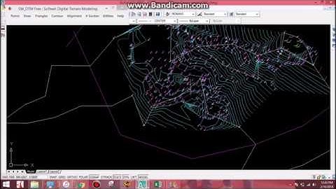 Topographic Map Plotting in Autocad | Traversing And Contouring | Sw-DTM |