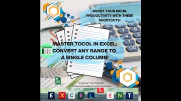 Master TOCOL in Excel: Convert Any Range to a Single Column!